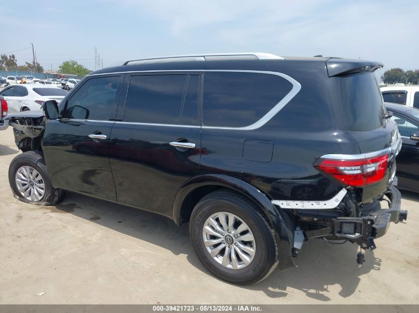 2024 Nissan Armada Sv 2Wd VIN: JN8AY2AC2R9195811 Lot: 39421723