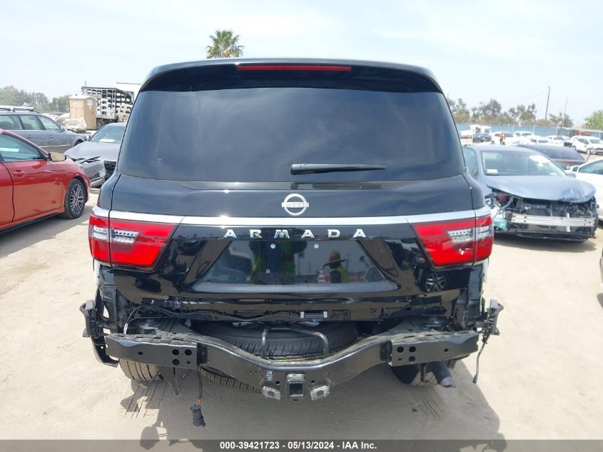 2024 Nissan Armada Sv 2Wd VIN: JN8AY2AC2R9195811 Lot: 39421723