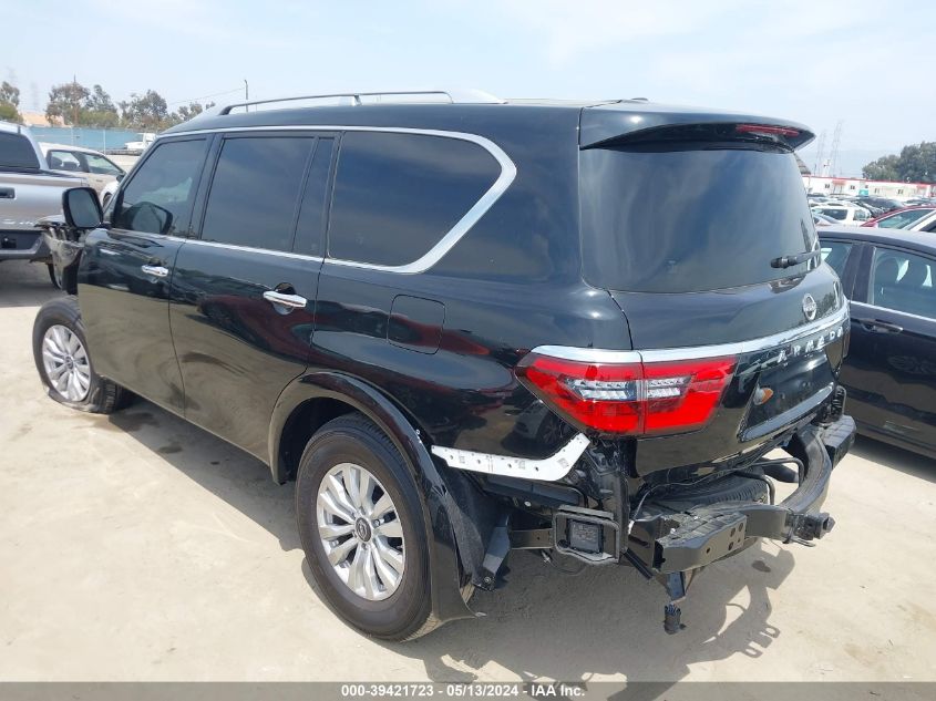 2024 Nissan Armada Sv 2Wd VIN: JN8AY2AC2R9195811 Lot: 39421723