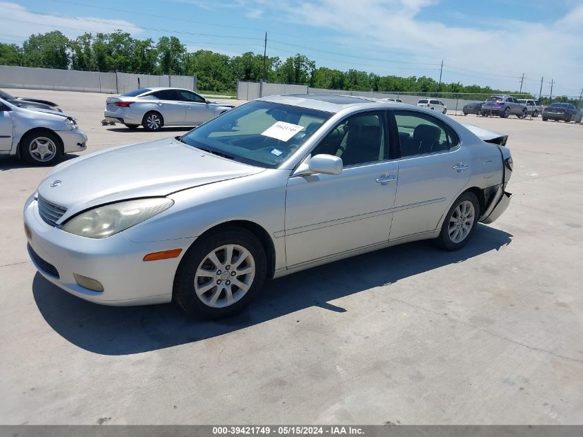 2003 Lexus Es 300 VIN: JTHBF30G330098904 Lot: 39421749