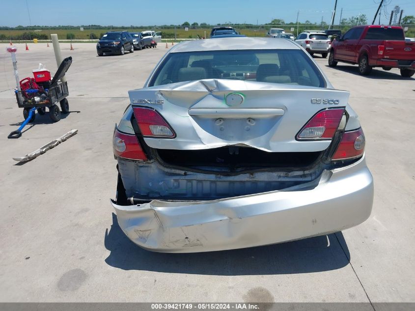 2003 Lexus Es 300 VIN: JTHBF30G330098904 Lot: 39421749