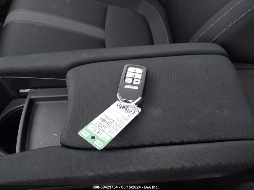 2020 Honda Civic Ex VIN: SHHFK7H69LU403789 Lot: 39421754