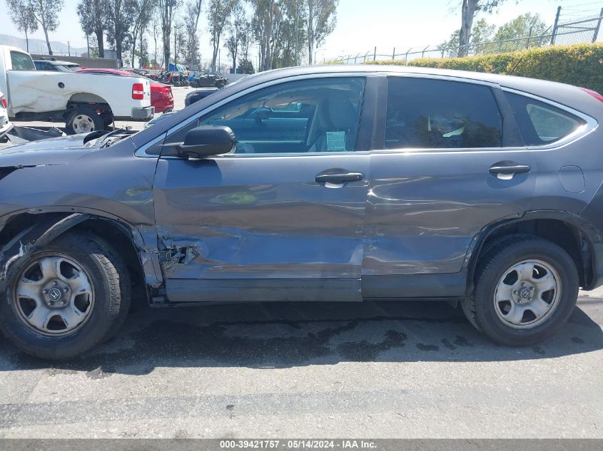 2015 Honda Cr-V Lx VIN: 3CZRM3H38FG716073 Lot: 39421757