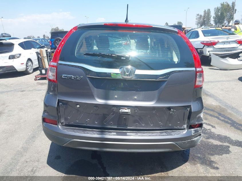 2015 Honda Cr-V Lx VIN: 3CZRM3H38FG716073 Lot: 39421757