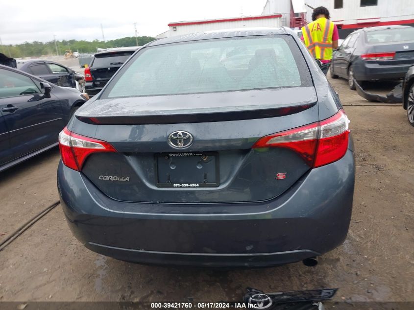 2015 Toyota Corolla S VIN: 2T1BURHE0FC436329 Lot: 39421760