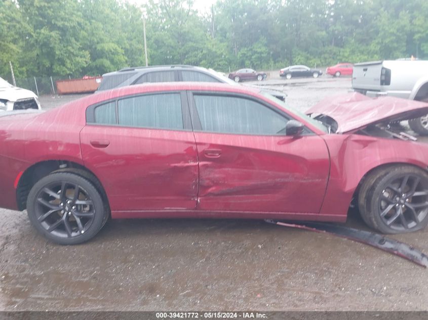 2021 Dodge Charger Sxt Rwd VIN: 2C3CDXBG2MH652273 Lot: 39421772