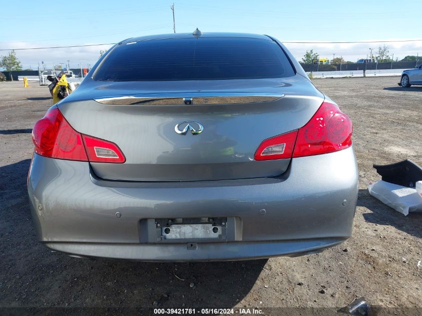 2013 Infiniti G37 Journey VIN: JN1CV6AP4DM724224 Lot: 39421781