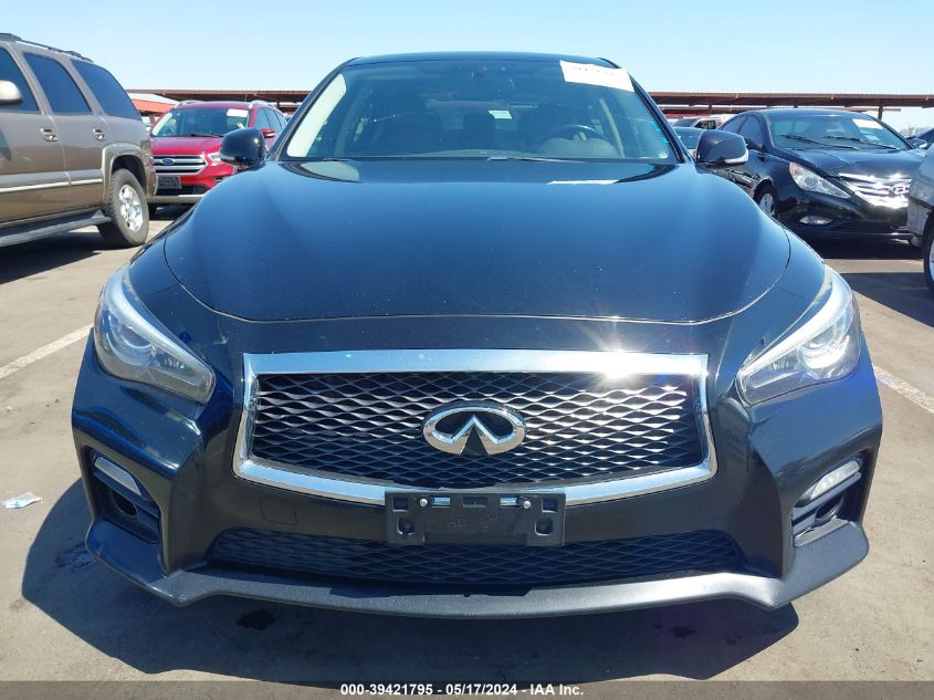 2017 Infiniti Q50 3.0T Red Sport 400 VIN: JN1FV7AR3HM871743 Lot: 39421795