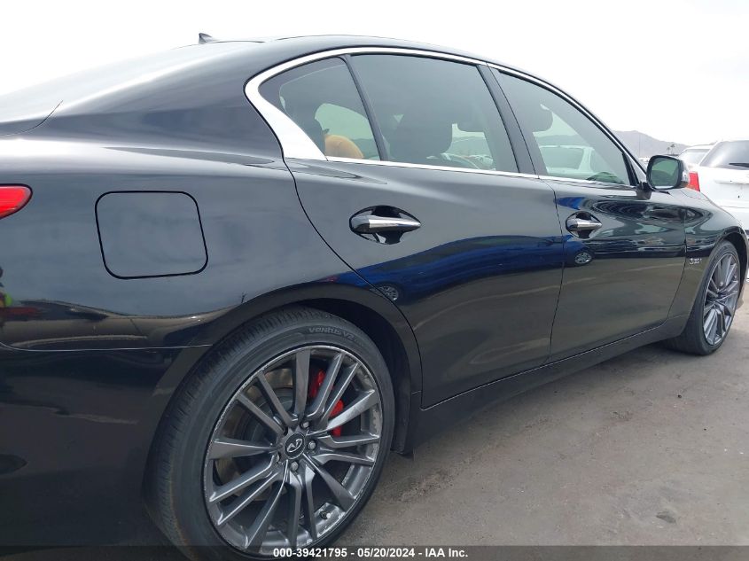 2017 Infiniti Q50 3.0T Red Sport 400 VIN: JN1FV7AR3HM871743 Lot: 39421795