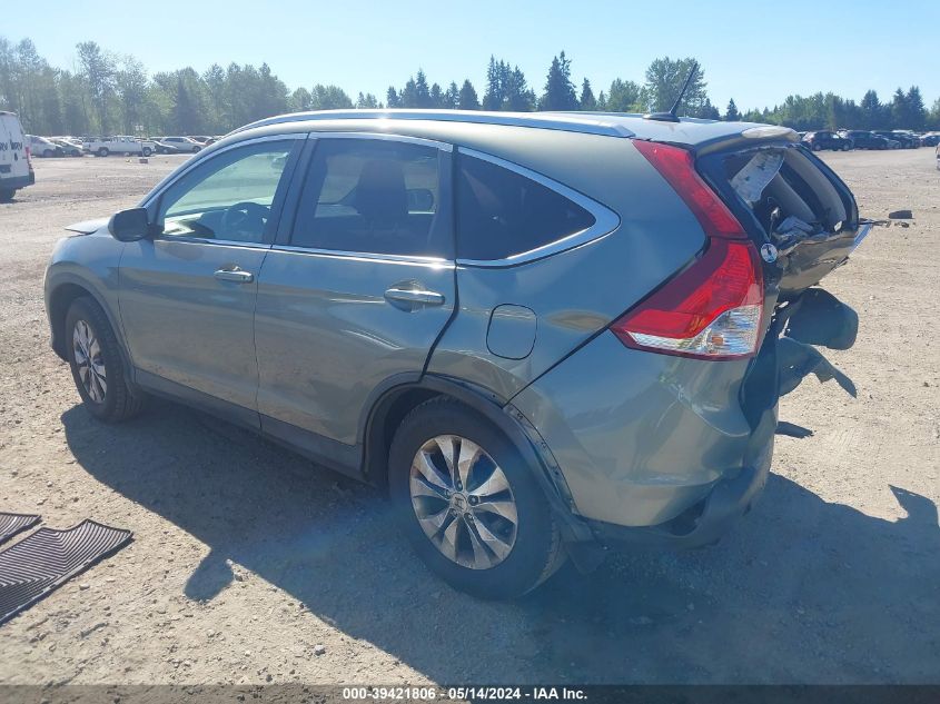 2012 Honda Cr-V Ex-L VIN: JHLRM4H74CC018933 Lot: 39421806