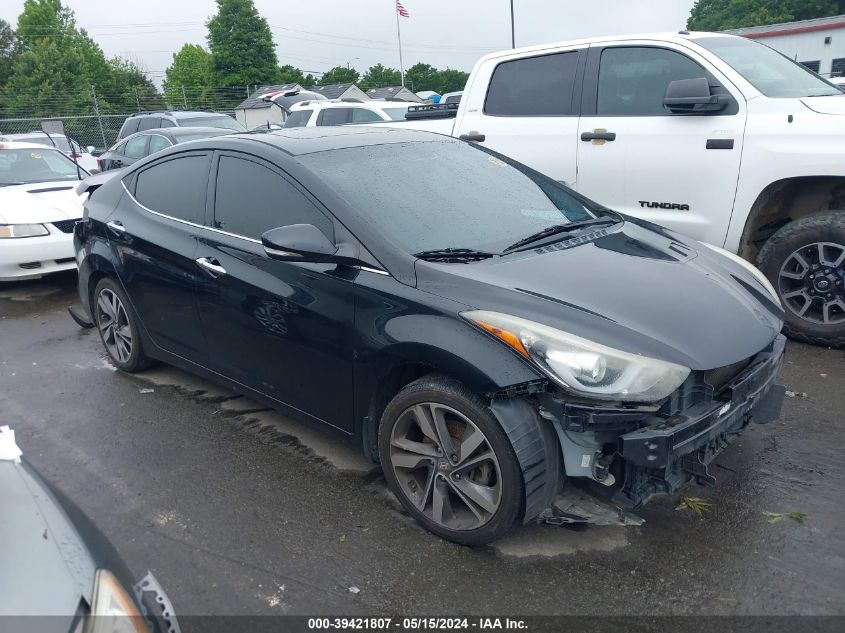 2015 Hyundai Elantra Limited VIN: 5NPDH4AE5FH574519 Lot: 39421807