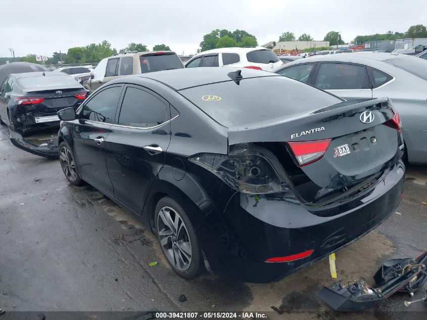 2015 Hyundai Elantra Limited VIN: 5NPDH4AE5FH574519 Lot: 39421807