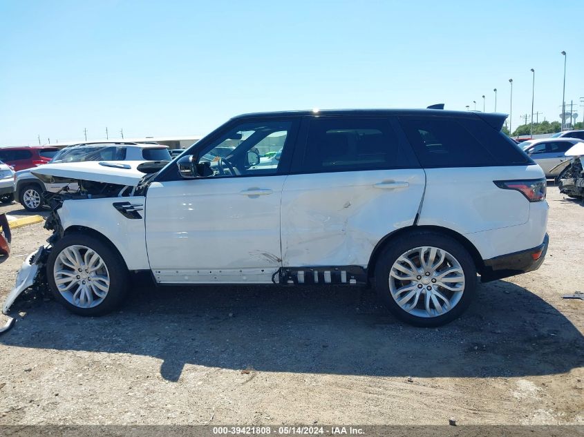 2020 Land Rover Range Rover Sport Hse Mhev VIN: SALWR2SU1LA748517 Lot: 39421808