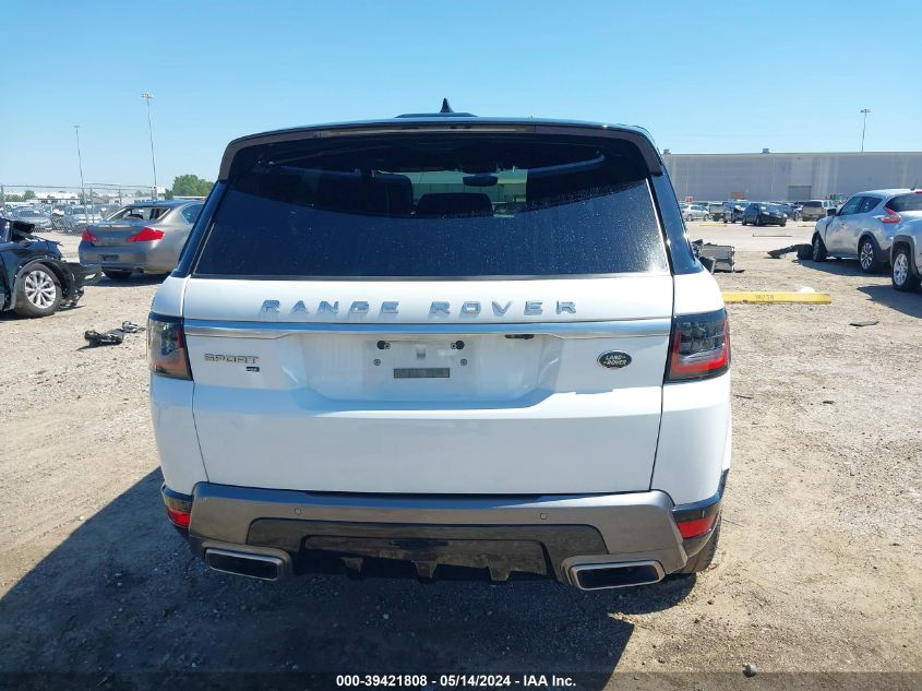 2020 Land Rover Range Rover Sport Hse Mhev VIN: SALWR2SU1LA748517 Lot: 39421808