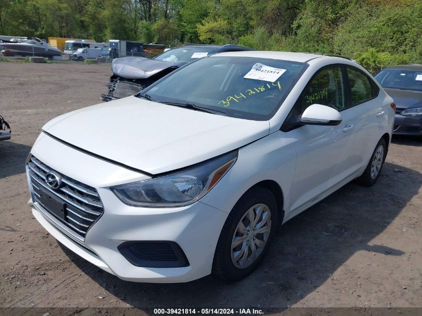 2019 Hyundai Accent Se/Sel VIN: 3KPC24A3XKE056996 Lot: 39421814