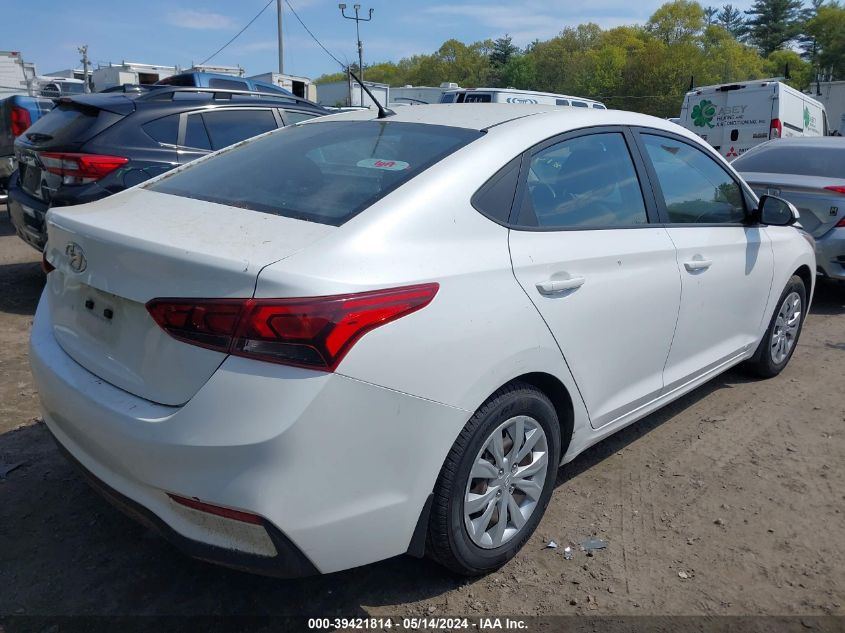 2019 Hyundai Accent Se/Sel VIN: 3KPC24A3XKE056996 Lot: 39421814