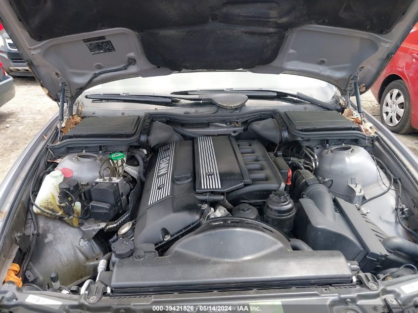 2000 BMW 528I VIN: WBADM5347YBY19893 Lot: 39421826