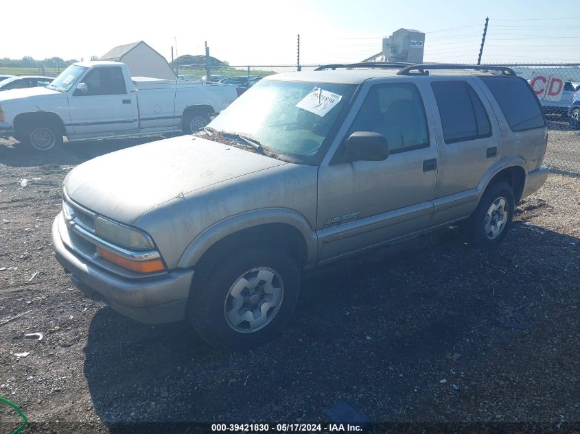 2004 Chevrolet Blazer VIN: 1GNDT13XX4K137312 Lot: 39421830