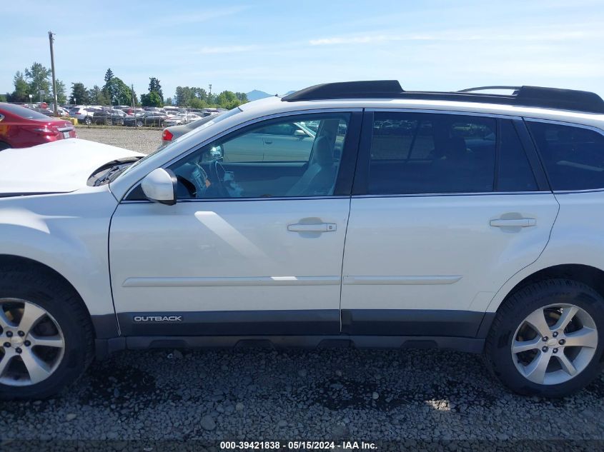 2013 Subaru Outback 2.5I Limited VIN: 4S4BRBKC5D3211678 Lot: 39421838