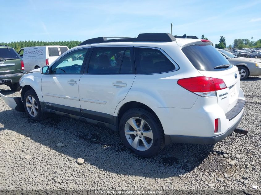 2013 Subaru Outback 2.5I Limited VIN: 4S4BRBKC5D3211678 Lot: 39421838