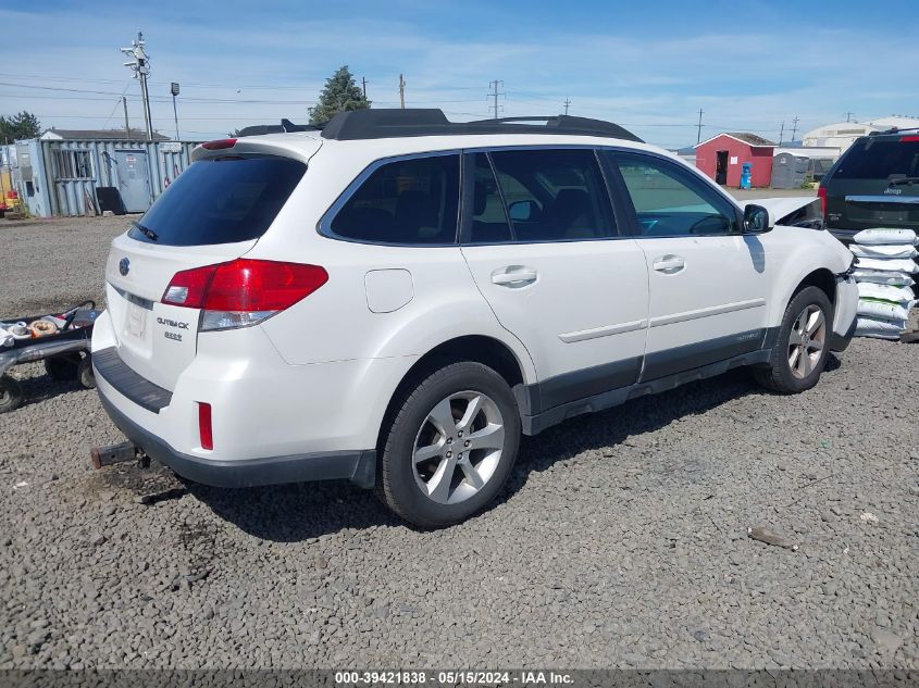 2013 Subaru Outback 2.5I Limited VIN: 4S4BRBKC5D3211678 Lot: 39421838