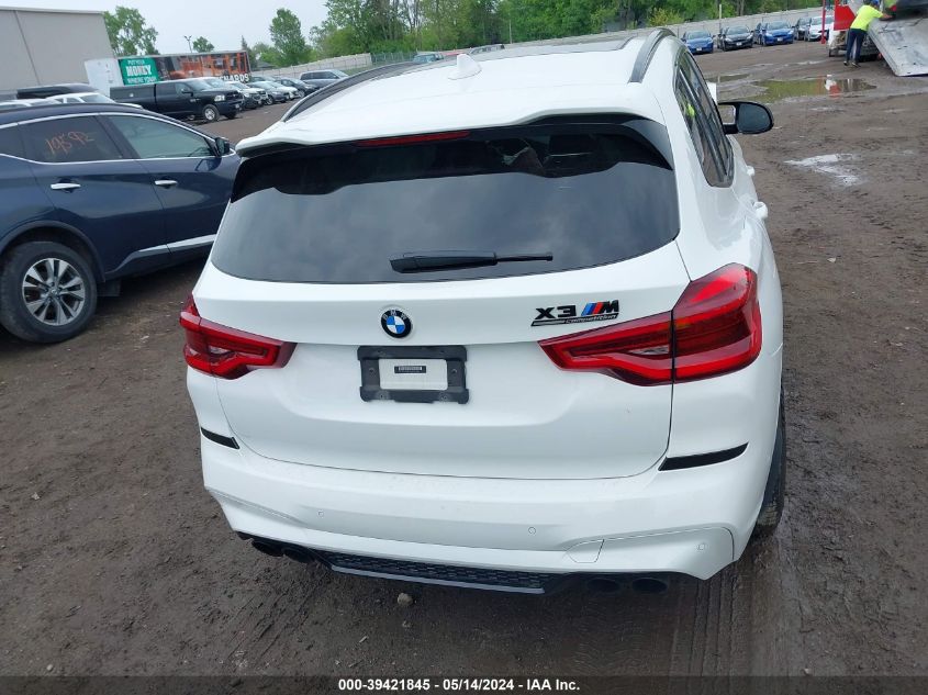 2021 BMW X3 M VIN: 5YMTS0C02M9F55563 Lot: 39421845