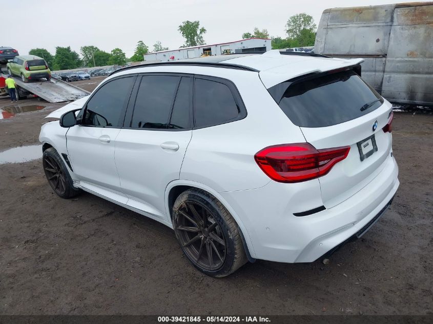 2021 BMW X3 M VIN: 5YMTS0C02M9F55563 Lot: 39421845