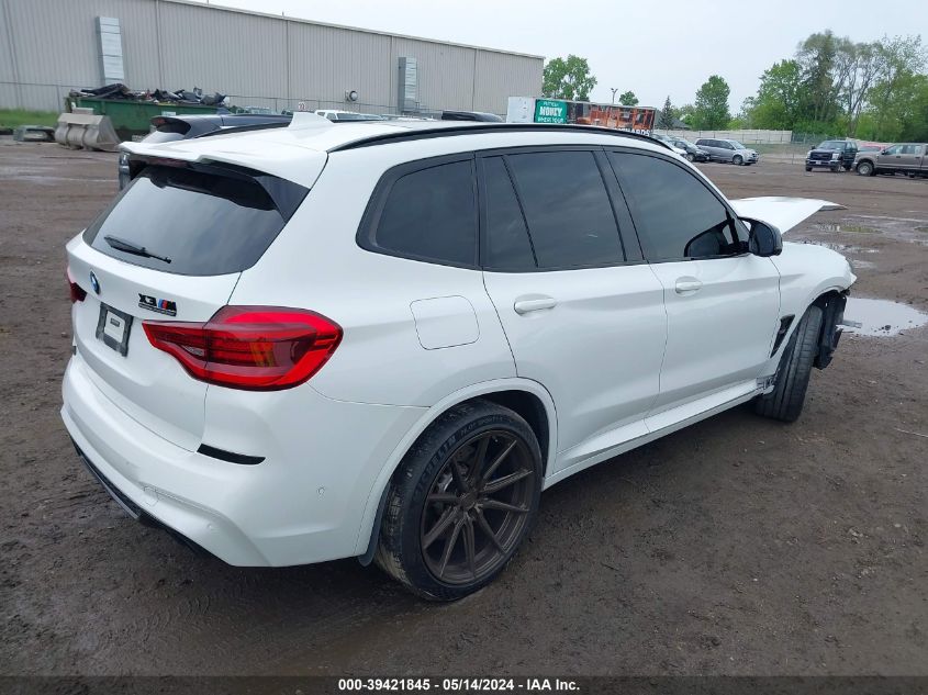 2021 BMW X3 M VIN: 5YMTS0C02M9F55563 Lot: 39421845