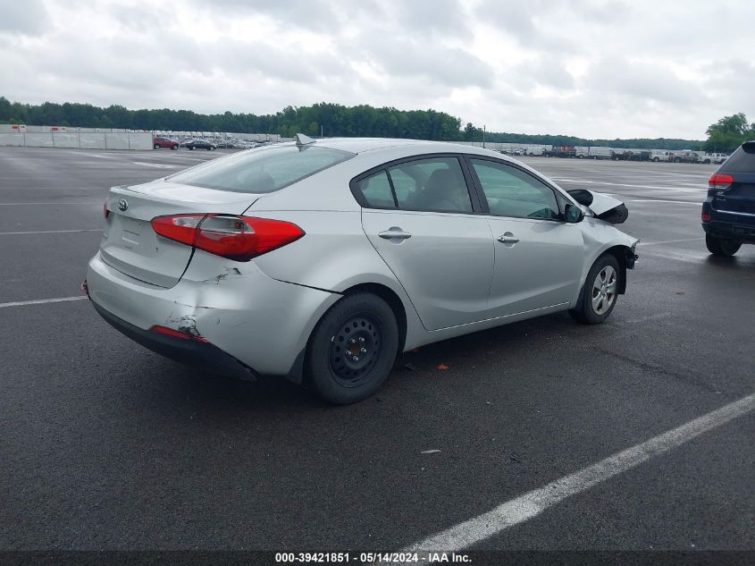 2014 Kia Forte Lx VIN: KNAFK4A60E5218400 Lot: 39421851