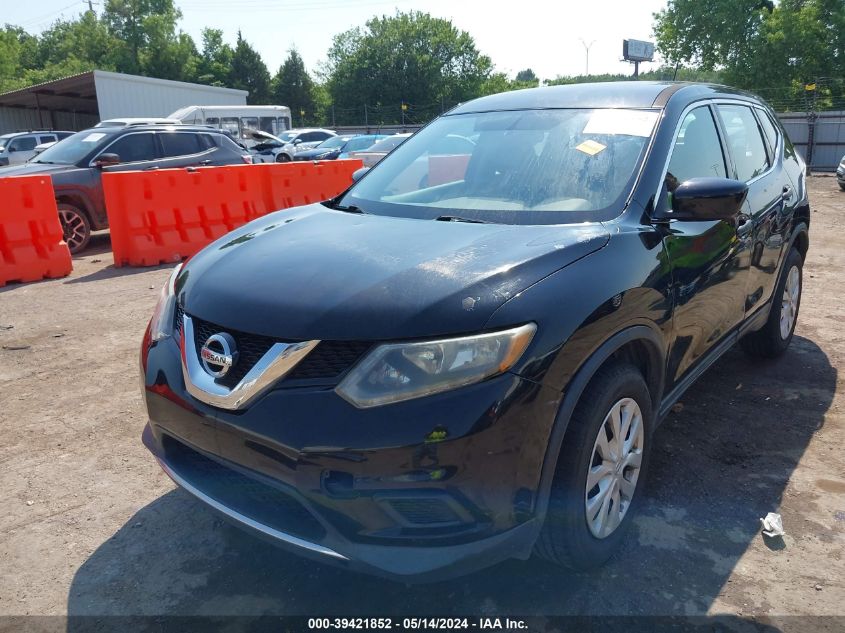 2016 Nissan Rogue S/Sl/Sv VIN: 5N1AT2MV3GC820767 Lot: 39421852