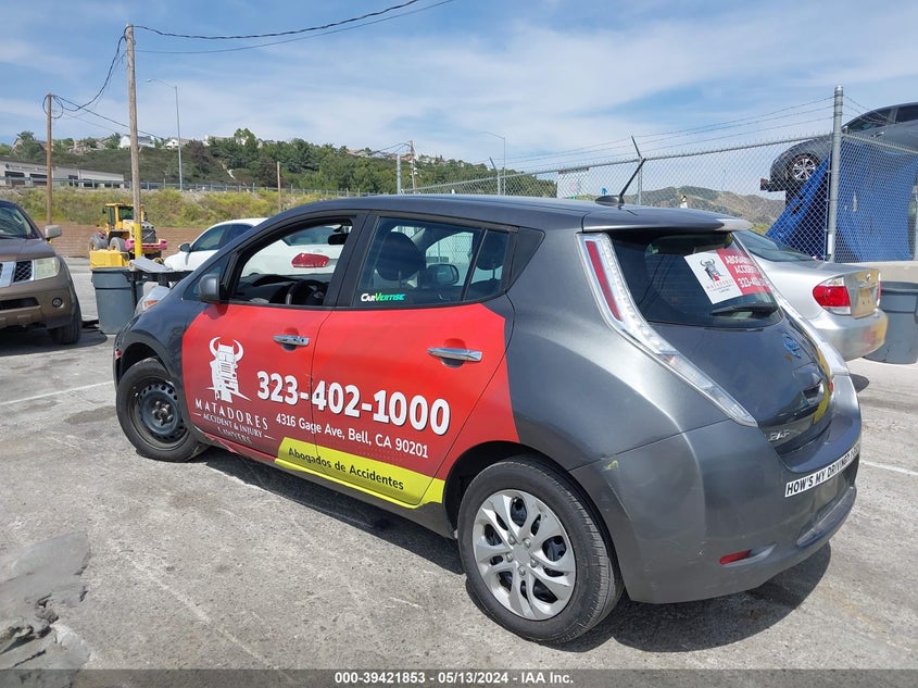 2017 Nissan Leaf S VIN: 1N4BZ0CP0HC300953 Lot: 39421853