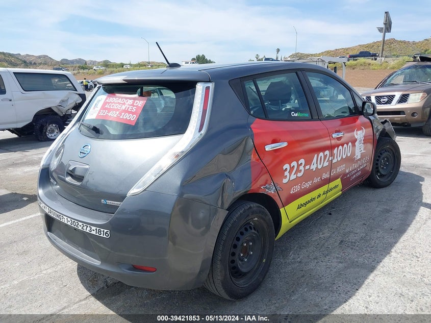 2017 Nissan Leaf S VIN: 1N4BZ0CP0HC300953 Lot: 39421853