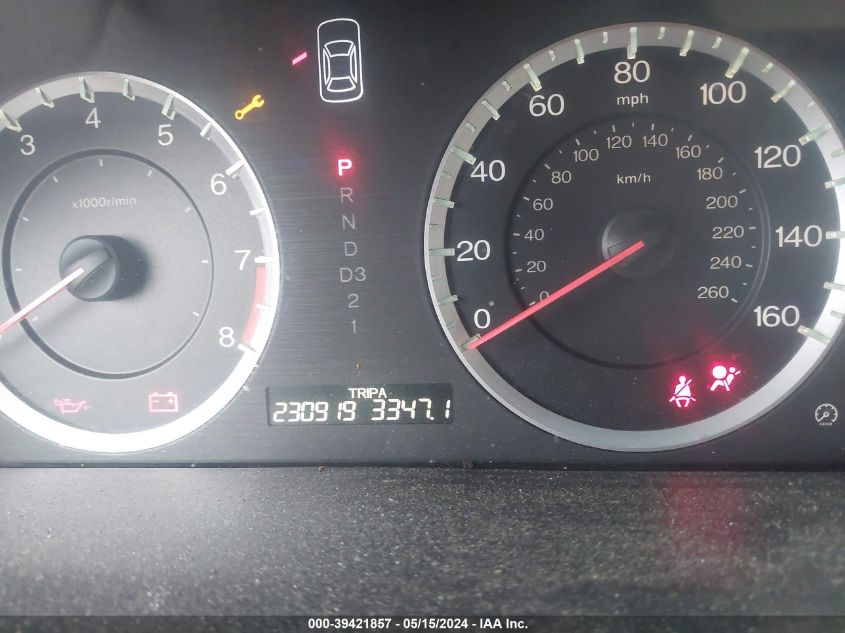 2010 Honda Accord 2.4 Ex-L VIN: 1HGCP2F87AA013326 Lot: 39421857