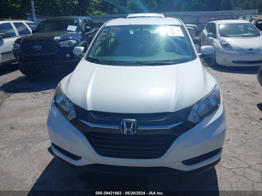 2016 Honda Hr-V Lx VIN: 3CZRU5H34GM752860 Lot: 39421863