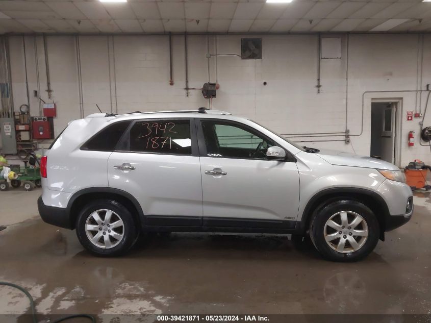 2012 Kia Sorento Lx VIN: 5XYKTDA68CG216400 Lot: 39421871