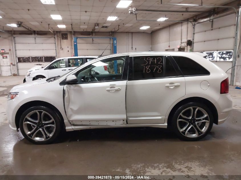 2014 Ford Edge Sport VIN: 2FMDK4AK7EBB69629 Lot: 39421878