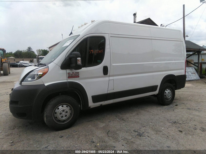2022 Ram Promaster 2500 High Roof 136 Wb VIN: 3C6LRVCGXNE100816 Lot: 39421885