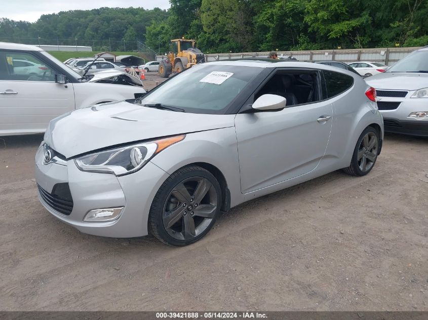 2015 Hyundai Veloster VIN: KMHTC6AD7FU233170 Lot: 39421888