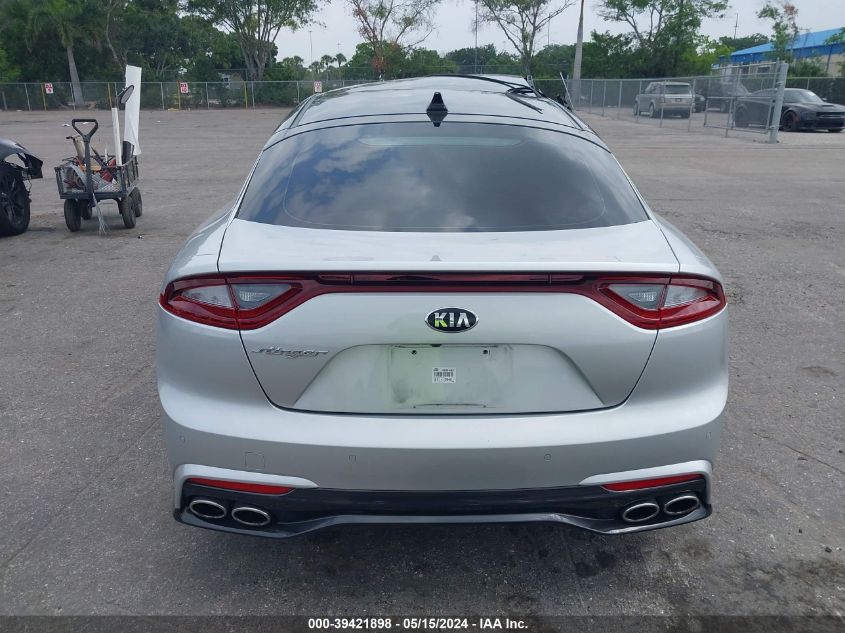 2018 Kia Stinger Premium VIN: KNAE25LA0J6017586 Lot: 39421898