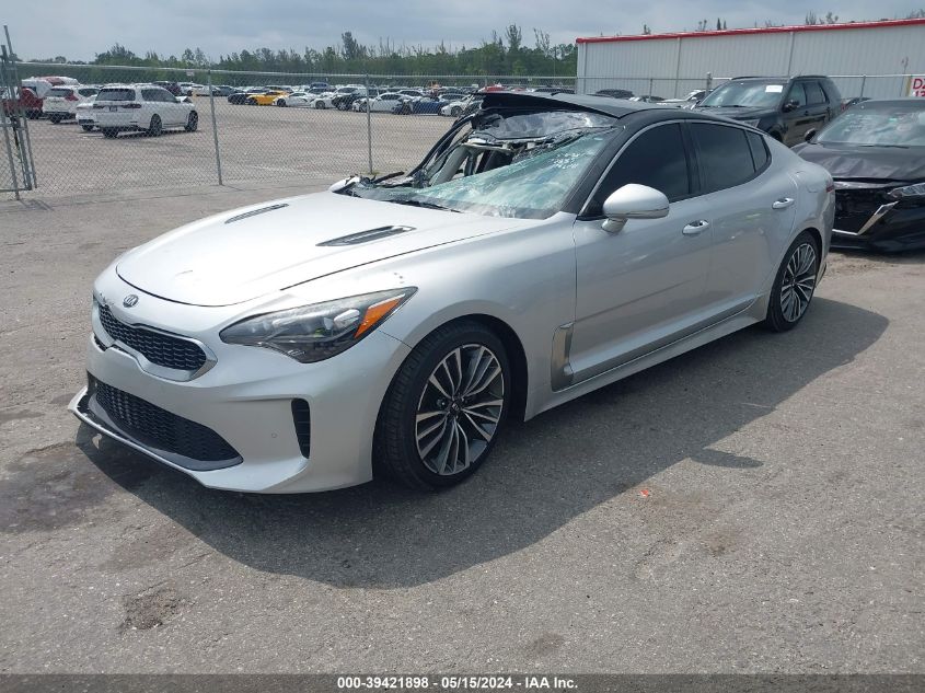 2018 Kia Stinger Premium VIN: KNAE25LA0J6017586 Lot: 39421898