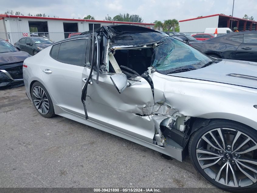 2018 Kia Stinger Premium VIN: KNAE25LA0J6017586 Lot: 39421898