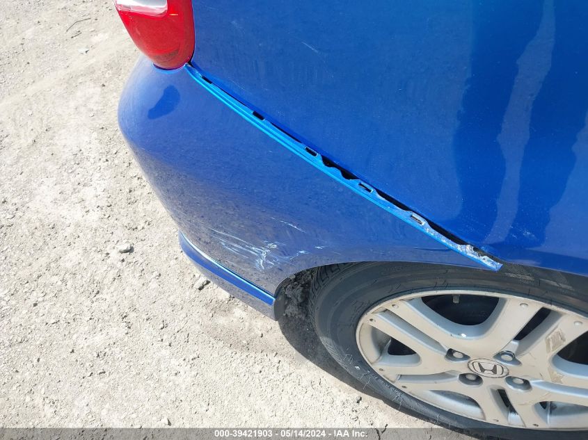 2007 Honda Fit Sport VIN: JHMGD37697S057311 Lot: 39421903