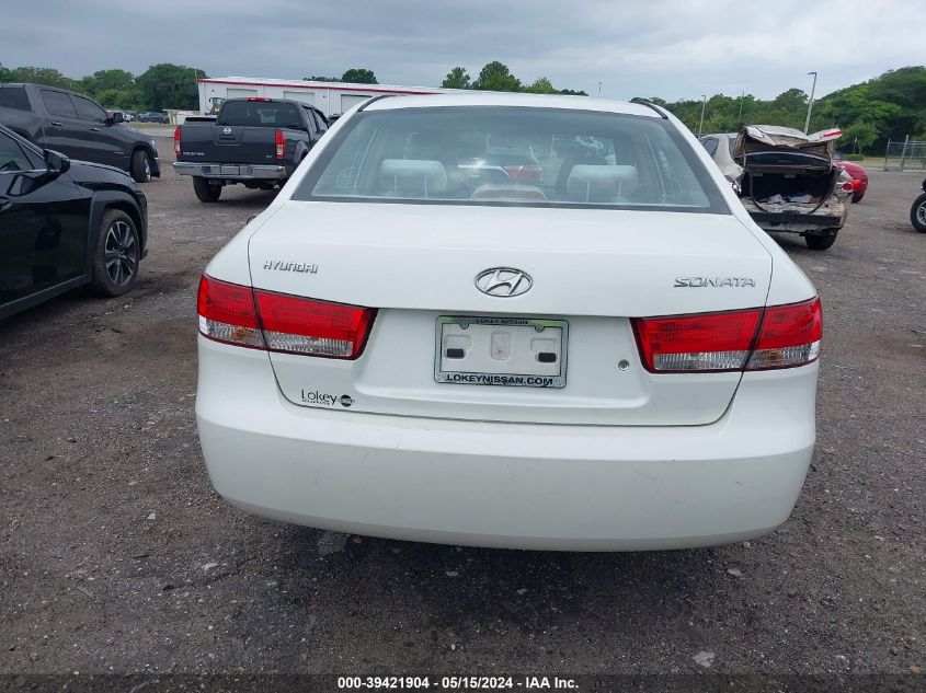 2006 Hyundai Sonata Gls VIN: KMHEU46C76A108696 Lot: 39421904