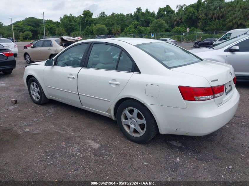 2006 Hyundai Sonata Gls VIN: KMHEU46C76A108696 Lot: 39421904