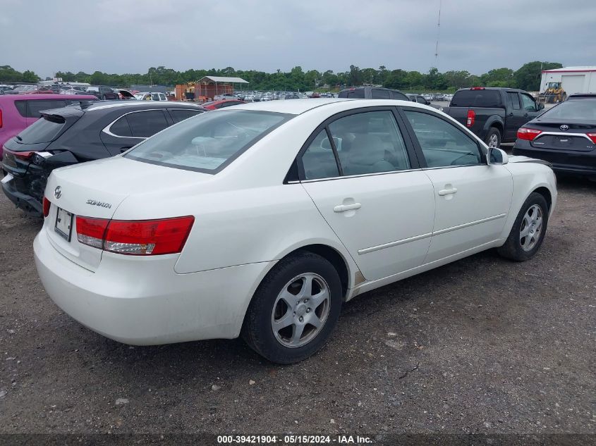 2006 Hyundai Sonata Gls VIN: KMHEU46C76A108696 Lot: 39421904