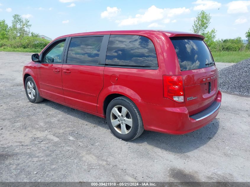 2013 Dodge Grand Caravan Se VIN: 2C4RDGBG6DR516775 Lot: 39421918