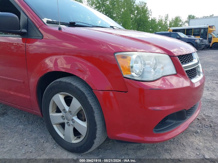 2013 Dodge Grand Caravan Se VIN: 2C4RDGBG6DR516775 Lot: 39421918