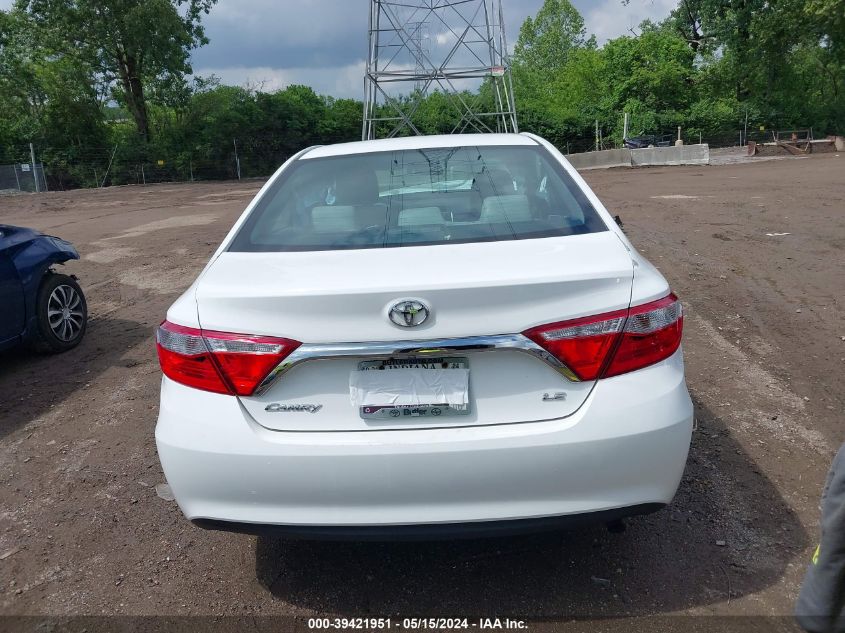 2016 Toyota Camry Le VIN: 4T4BF1FKXGR517557 Lot: 39421951