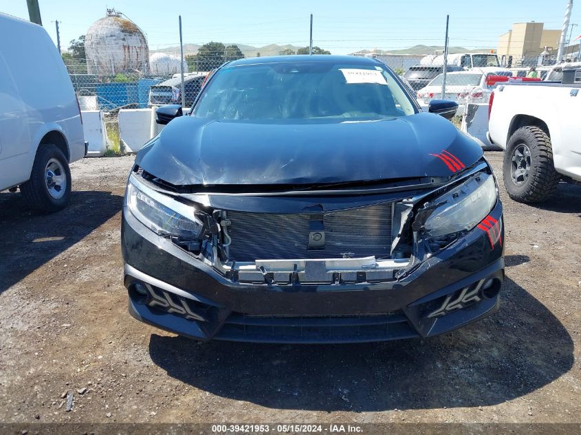 2016 Honda Civic Touring VIN: 19XFC1F97GE026206 Lot: 39421953