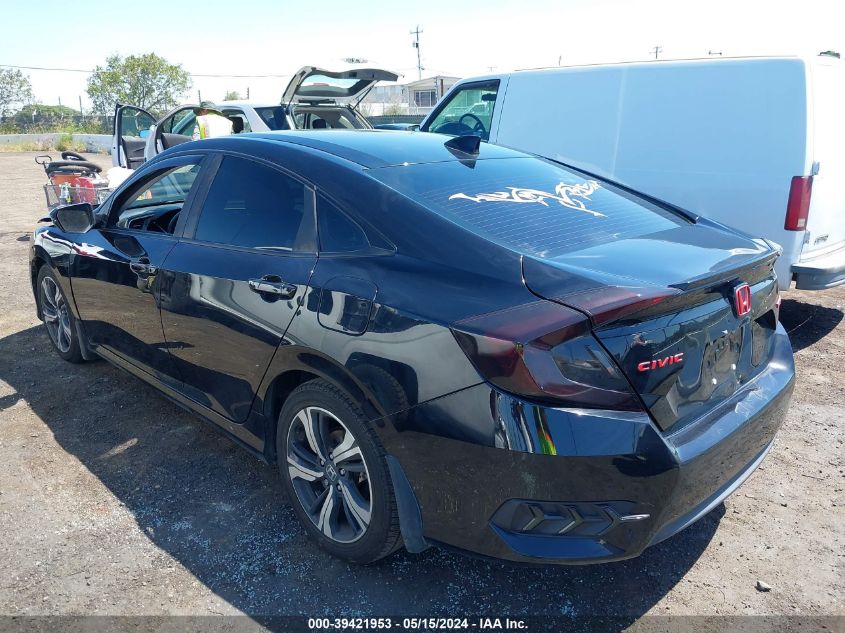 2016 Honda Civic Touring VIN: 19XFC1F97GE026206 Lot: 39421953